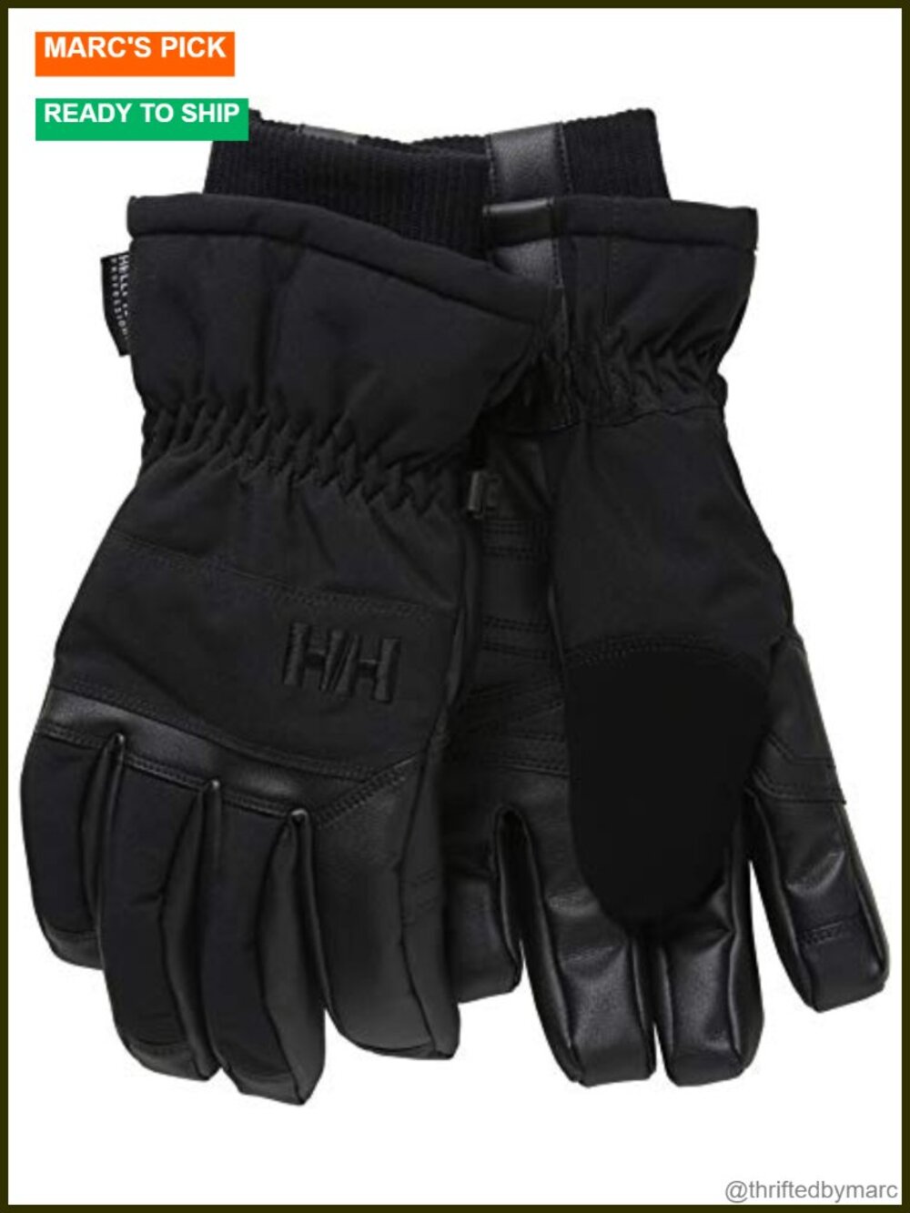 Waterproof Insulated Ski Snowboard Gloves with Touch Capable Lining